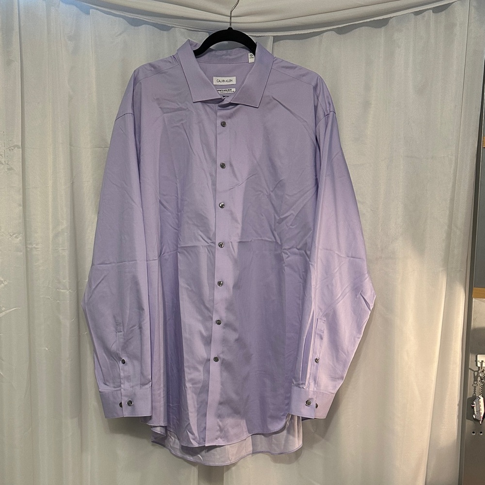 Calvin Klein Lavender Men's Dress Shirt